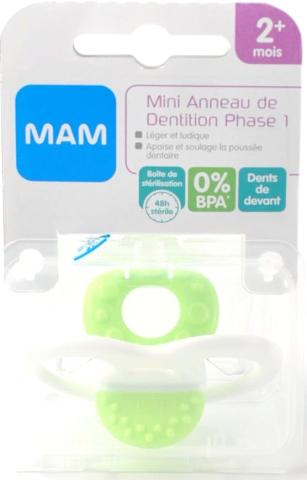 Anneau dentition mini MAM phase 1