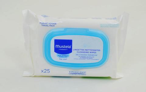 Mustela - Lingettes nettoyantes visage 25 lingettes
