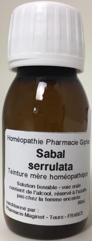 Sabal serrulata - Teinture mere homeopathique