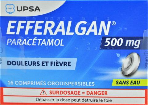 Efferalgan odis 500mg – 16 comprimés à sucer
