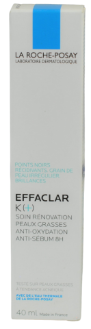 Effaclar K+ Crème Soin Rénovation Peaux Grasses Tube – 40ml