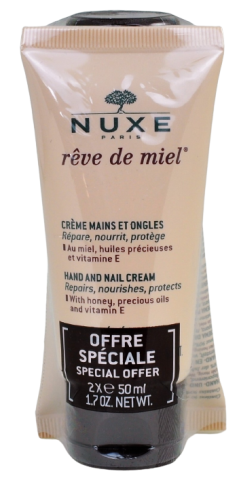 Nuxe Crème Main Rêve Miel - 50ml x2