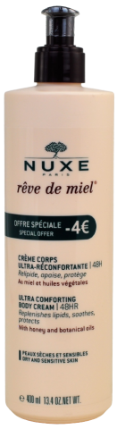 Nuxe Rêve Miel Crème Ultra-Réconfortante - 400ml