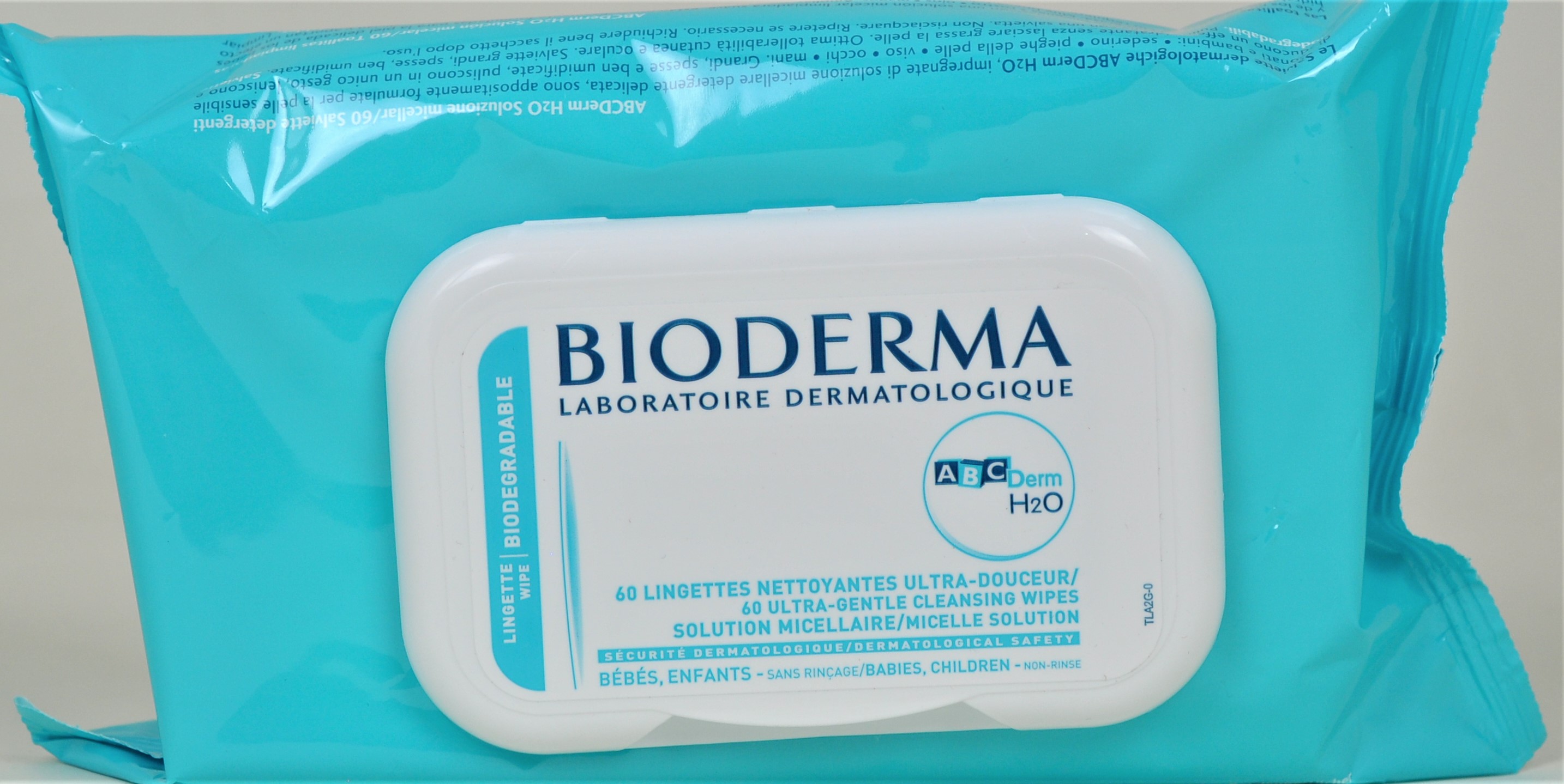Abcderm lingette biodegradable 60 Bioderma 3701129800980