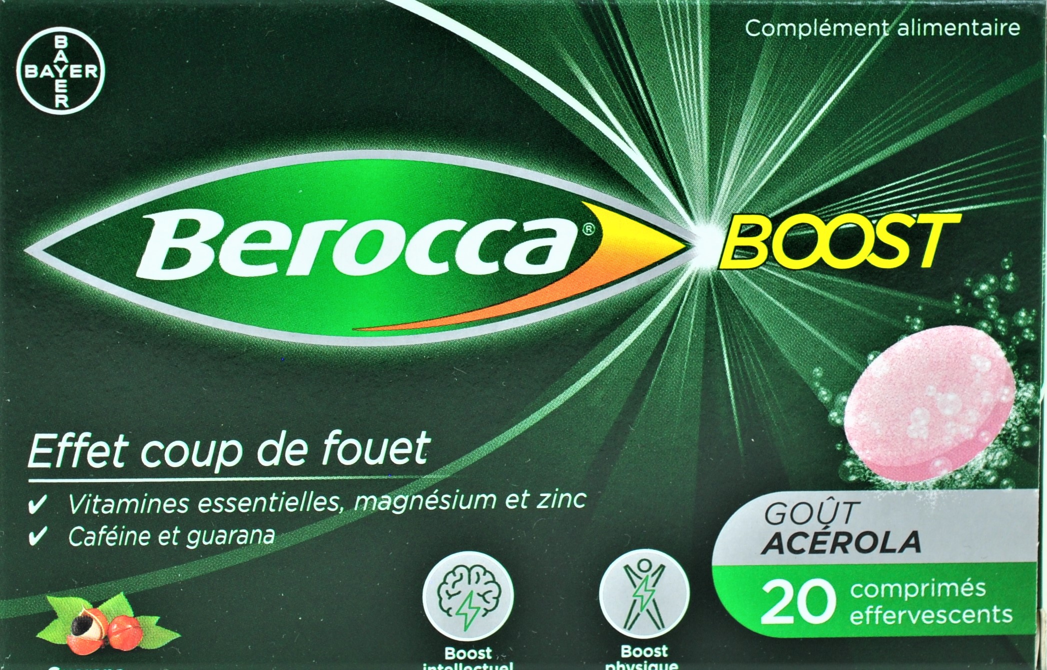 Berocca boost – 20 comprimés effervescents 3401553606027 : Pharmacie,  Homéopathie et parapharmacie française en ligne