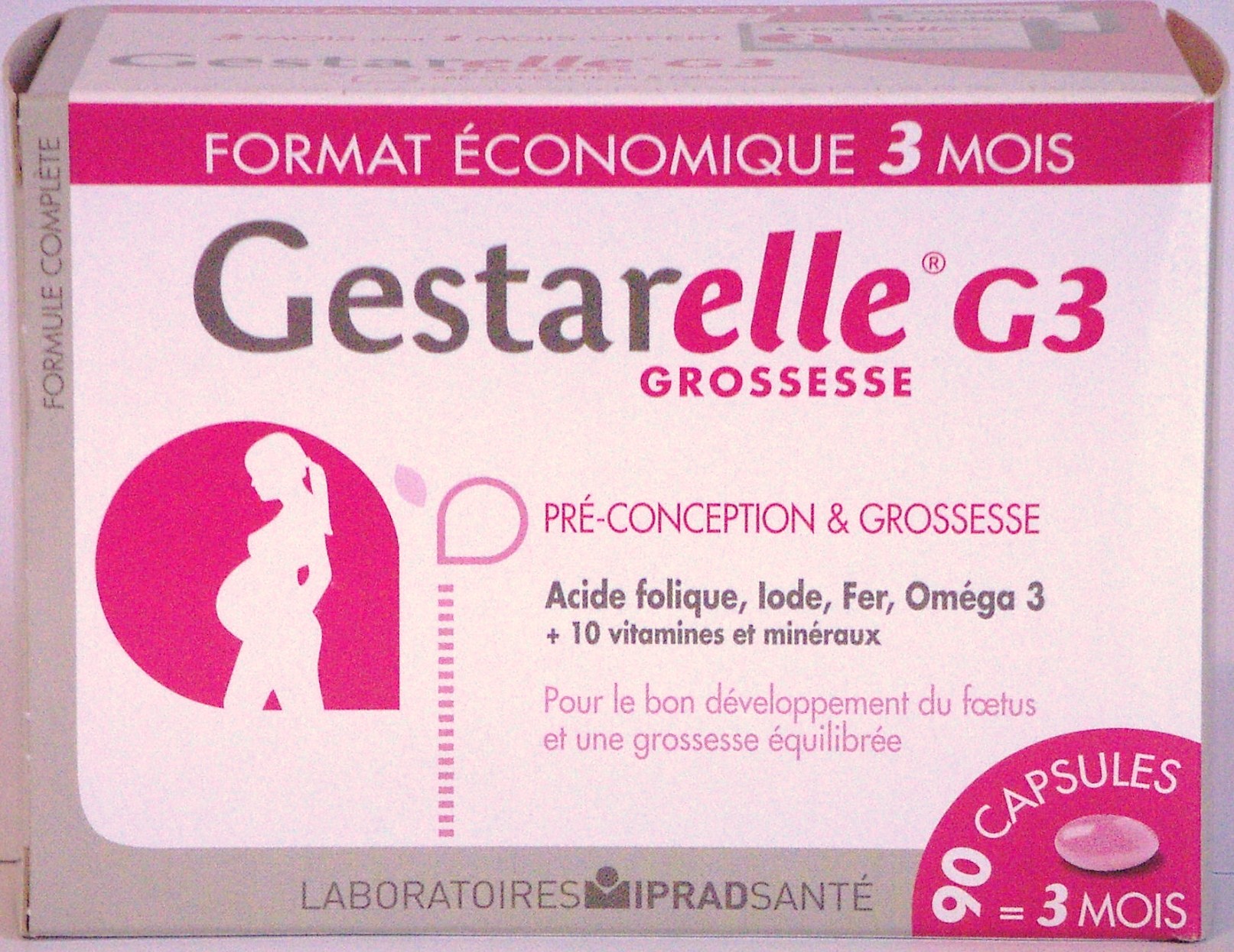 Gestarelle Gestarelle G3+ Preconception Grossesse Allaitement Boite D