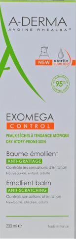 A-derma – Exomega control baume 200ml