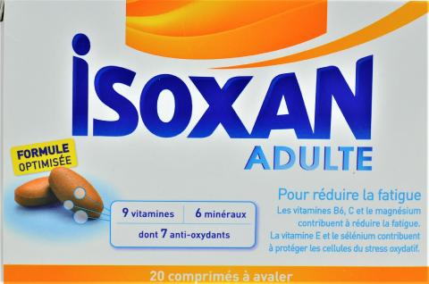 Isoxan adulte – 20 comprimés