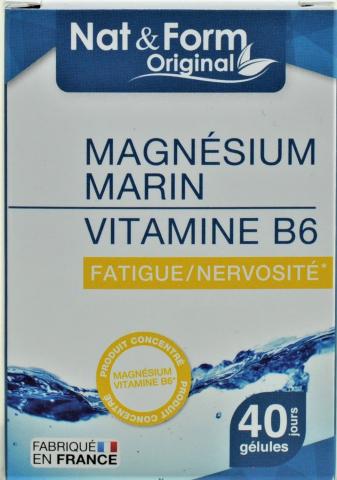 MAGNESIUM + VITAMINE B6 NAT ET FORM GÉLULES B/40