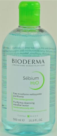 Sebium h2o solution nettoyante peau grasse 500ml