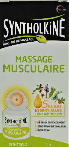 Syntholkine gel roll-on massage