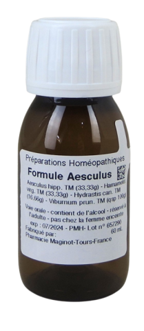 Aesculus compose - Teinture mere homeopathique