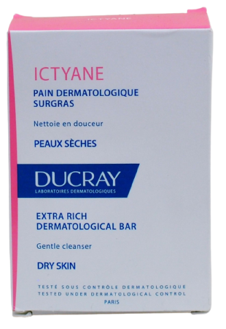 Ducray Ictyane Pain Surgras 100g Peaux Sèches