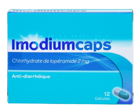 Imodium caps – 12 gélules