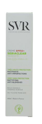 SVR - Sebiaclear Crème SPF50+ - 40ml